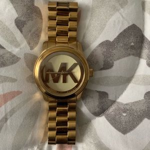 Gold Micheal Kors Watch